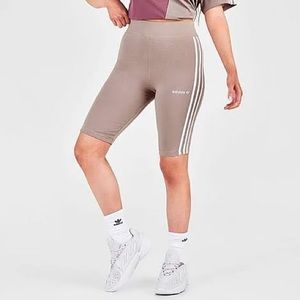 Beige Adidas Biker Shorts
